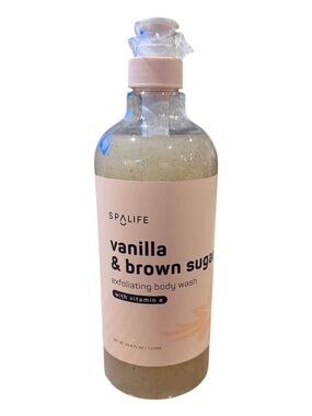 Spa Life Vanilla & Brown Sugar Exfoliating Body Wash